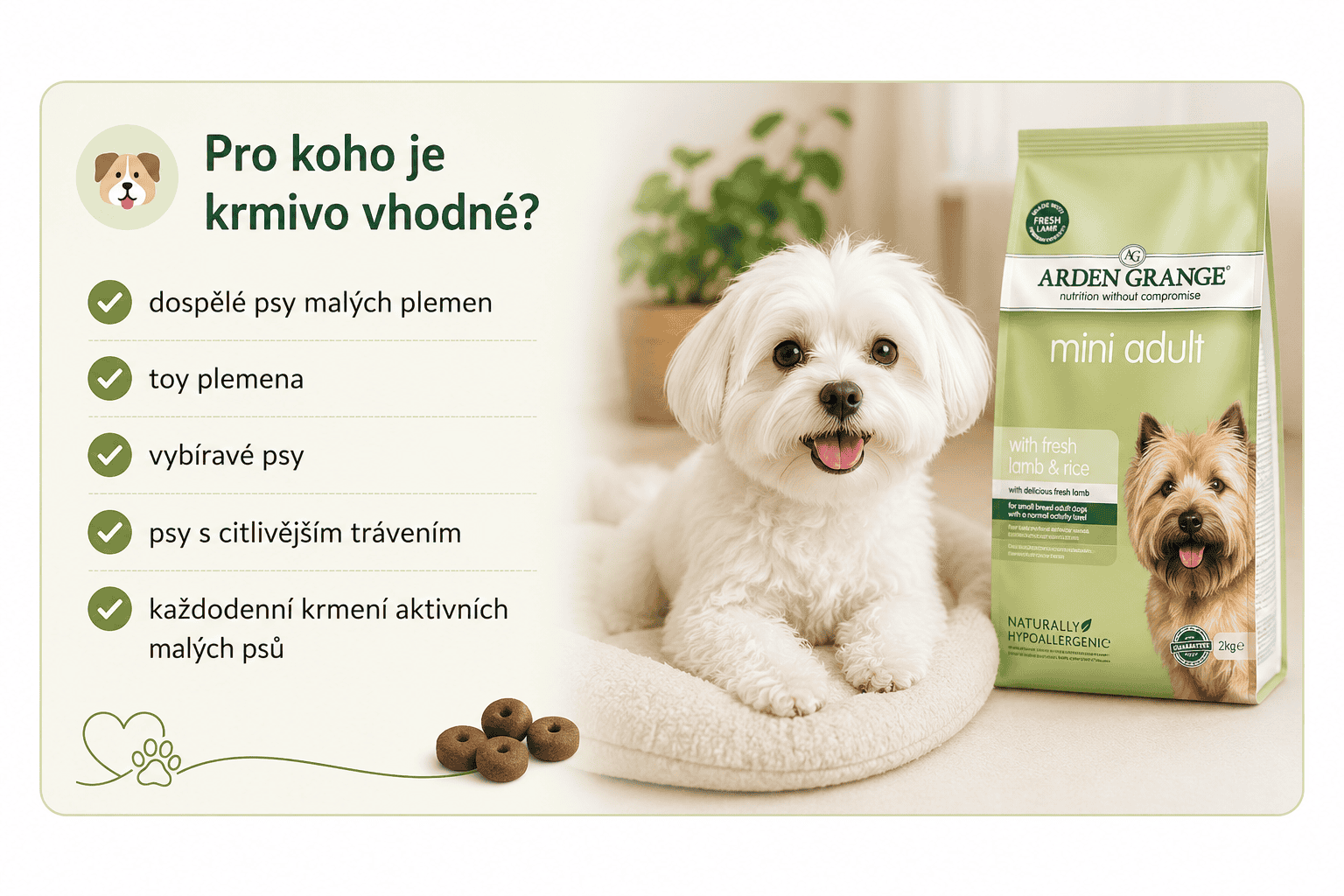 Arden Grange Adult Mini lamb pro koho je vhodné (1)